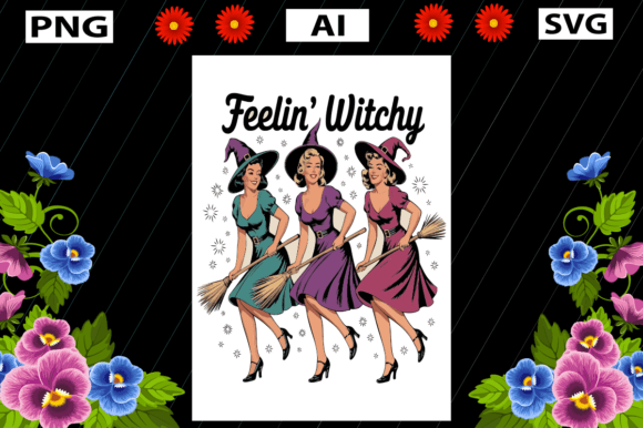 A Witchy Halloween Design for Festive Embroidery