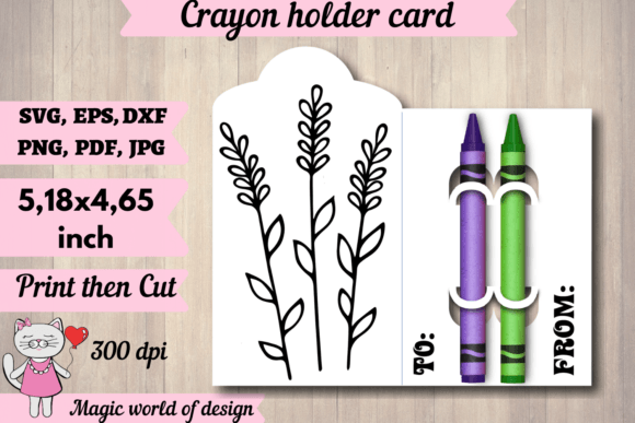 Evaluating the Wildflowers Lavender Crayon Holder Card for Embroidery
